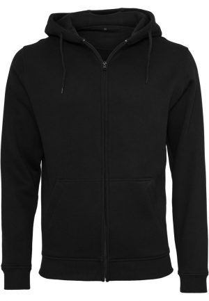 hoodie-met-rits-zwart-voorkant